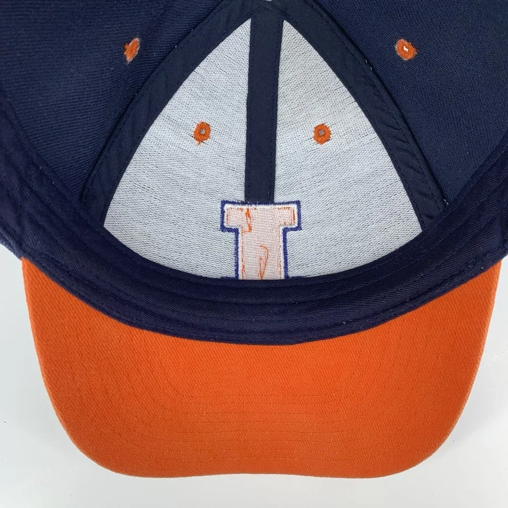 Illinois Fighting Illini Hat Blue Signatures Adjustable OSFM Baseball Cap